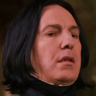 🧹 emoji Serious Snape Telegram sticker 16 of 32
