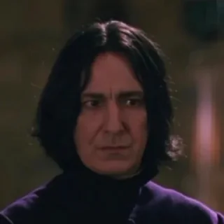 🧹 emoji Serious Snape Telegram sticker 17 of 32