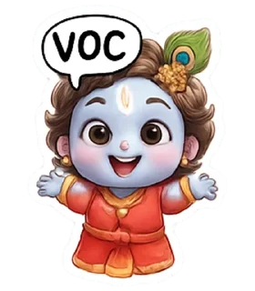 🌟 emoji Little Krishh_ ❍⏤͟͞●𝐃𝐉❜✘"𝐎𝐍 𝐕𝐈 Telegram sticker 24 of 40