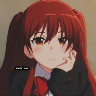 😮‍💨 emoji Anime Girls by @valor_fnx Telegram sticker 11 of 46