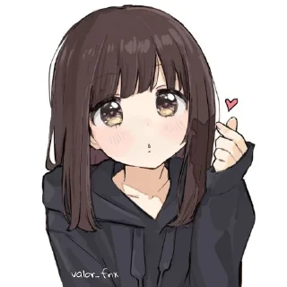 😮‍💨 emoji Anime Girls by @valor_fnx Telegram sticker 13 of 46