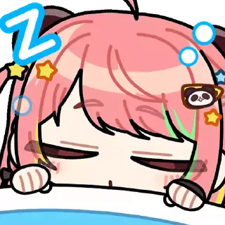 😴 emoji 米亞甘米表情包 Vol.4 (Unofficial) Telegram sticker 15 of 25