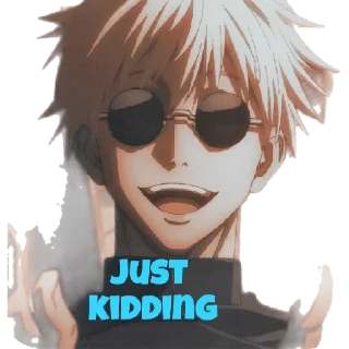 😎 emoji Gojo satoru Telegram sticker 24 of 24