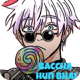 😎 emoji Gojo satoru Telegram sticker 9 of 24