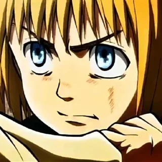 🩰 emoji Armin arlert || by : @stickerrpwxsn Telegram sticker 12 of 35