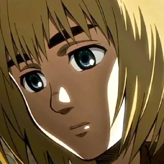 🩰 emoji Armin arlert || by : @stickerrpwxsn Telegram sticker 19 of 35