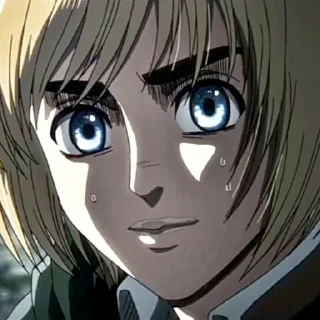 🩰 emoji Armin arlert || by : @stickerrpwxsn Telegram sticker 9 of 35