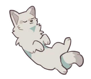 😴 emoji 何もしないオオカミくん Telegram sticker 22 of 24