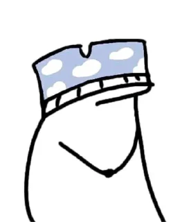 😭 emoji Orang Lidi By @LeyzLee 🗿 Telegram sticker 23 of 100