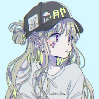 😮‍💨 emoji Anime Girls by @valor_fnx Telegram sticker 15 of 46