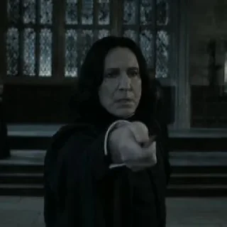 🗃 emoji ꜜ ᩠  ꉂ ִֶָ  severus snape  ࣪ ͎ @sweetymillsㅤ Telegram sticker 21 of 22