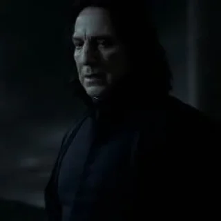 🗃 emoji ꜜ ᩠  ꉂ ִֶָ  severus snape  ࣪ ͎ @sweetymillsㅤ Telegram sticker 8 of 22