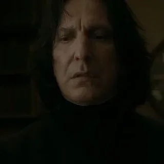 🗃 emoji ꜜ ᩠  ꉂ ִֶָ  severus snape  ࣪ ͎ @sweetymillsㅤ Telegram sticker 6 of 22