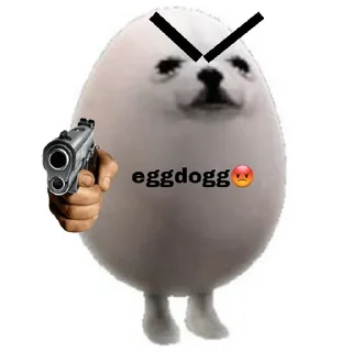 🥚 emoji eggdog $egg Telegram sticker 5 of 119