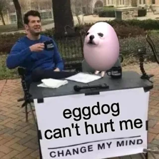 🥚 emoji eggdog $egg Telegram sticker 13 of 119