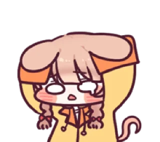 😫 emoji chu chu ratty | @cutestickers4you Telegram sticker 9 of 24