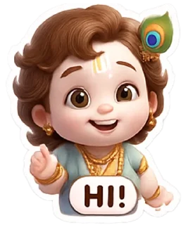 🌟 emoji Little Krishh_ ❍⏤͟͞●𝐃𝐉❜✘"𝐎𝐍 𝐕𝐈 Telegram sticker 9 of 40