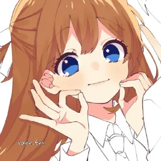😮‍💨 emoji Anime Girls by @valor_fnx Telegram sticker 12 of 46