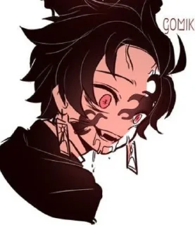 Sticker from Iblis tanjiro