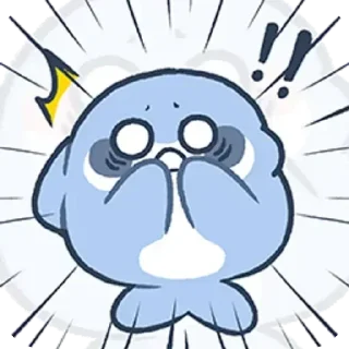 😱 emoji sharky @stickieri Telegram sticker 12 of 24