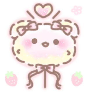 💕 emoji cotton candy @stickieri Telegram sticker 24 of 40