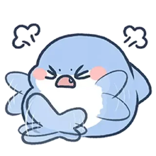 😣 emoji sharky @stickieri Telegram sticker 17 of 24