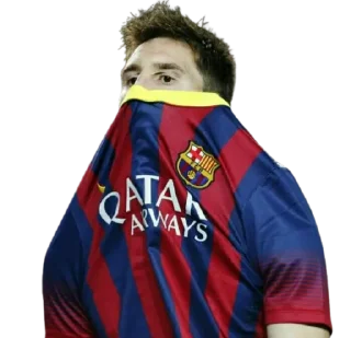 🤦‍♂ emoji Lionel Messi @Stickersey Telegram sticker 19 of 45