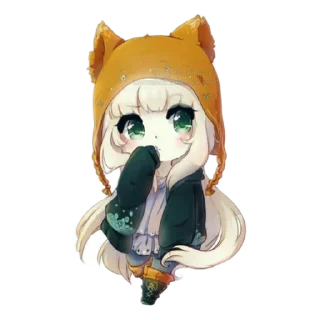 🧐 emoji Cute lolis❤️ Telegram sticker 19 of 43