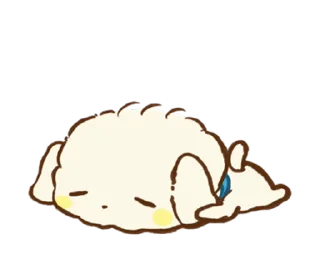 🐕 emoji fluffy dog kumo @stickieri Telegram sticker 9 of 24