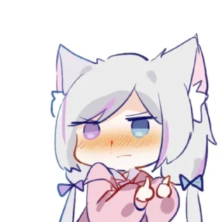 ⚪️ emoji 留清月 Telegram sticker 7 of 10