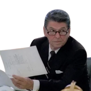 😒 emoji Ronald Reagan : @Hototristan Telegram sticker 7 of 51