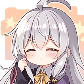 Sticker from AI Q版伊蕾娜