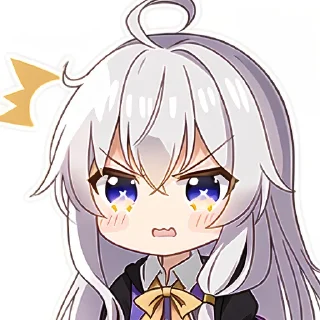 Sticker from AI Q版伊蕾娜