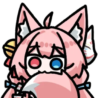 🤤 emoji 长门狐狐 @zhaxia_cn Telegram sticker 11 of 33