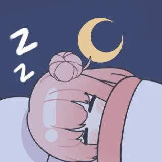 😴 emoji 野兔子 @zhaxia_cn Telegram sticker 9 of 16