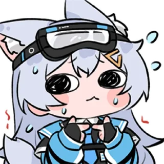 👩 emoji 雪野时雨 @zhaxia_cn Telegram sticker 12 of 16