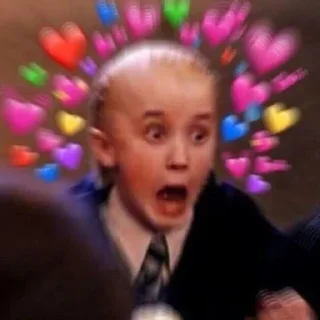❤️ emoji Draco malfoy Telegram sticker 9 of 11