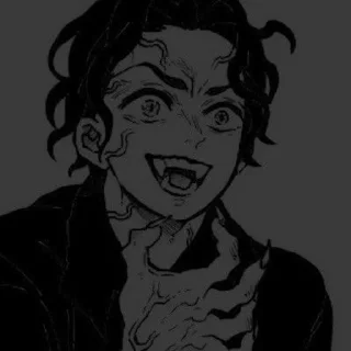 🥀 emoji ❒ Kibutsuji Muzan ; @tempatbagibagi Telegram sticker 22 of 25