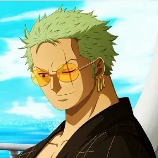 ⚔ emoji zoro's !   @BIOENEL Telegram sticker 9 of 13