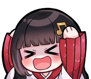 ⭐ emoji ruru and 3 cats @stickieri Telegram sticker 5 of 108