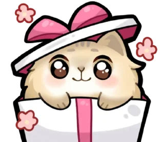 ⭐ emoji ruru and 3 cats @stickieri Telegram sticker 23 of 108