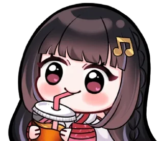 ⭐ emoji ruru and 3 cats @stickieri Telegram sticker 6 of 108