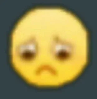 😞 emoji sen @cikumpall Telegram sticker 11 of 104