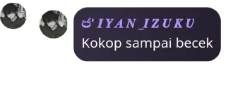 Sticker from ජ' 𝑰 𝒀 𝑨 𝑵 _𝑰 𝒁 𝑼 𝑲 𝑼's sticker kang pack