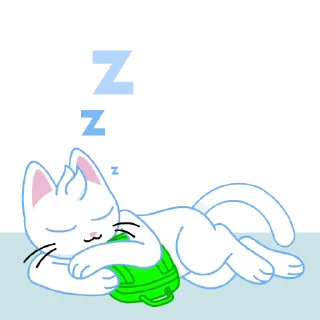 💤 emoji MEW animated Telegram sticker 24 of 48