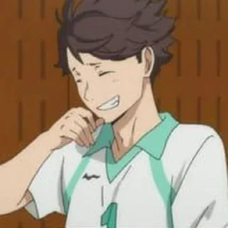 🧵 emoji @STIKERANIMEX ➖ OIKAWA Telegram sticker 15 of 30