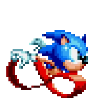 💨 emoji Sonic Mania Telegram sticker 23 of 92