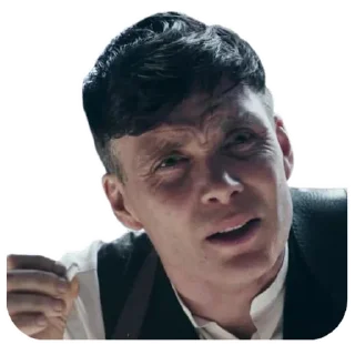 🤨 emoji Thomas Shelby @Stickersey Telegram sticker 10 of 35