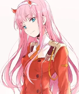 Sticker from Zero two