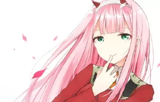 ☺️ emoji Zero two Telegram sticker 17 of 42